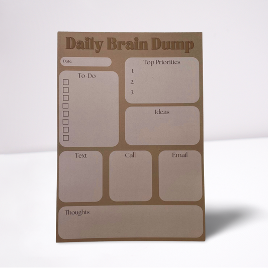 Daily Brain Dump Notepad