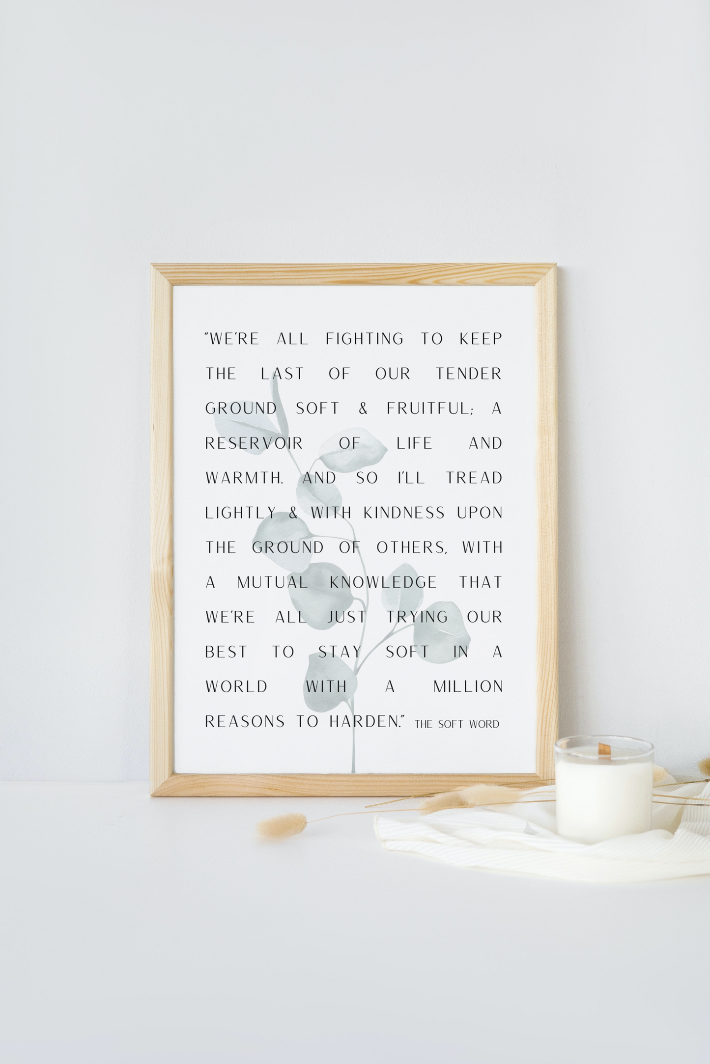 'Tread With Kindness' Downloadable Print