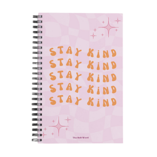 'Stay Kind' - A5 Retro Notebook (Lined)