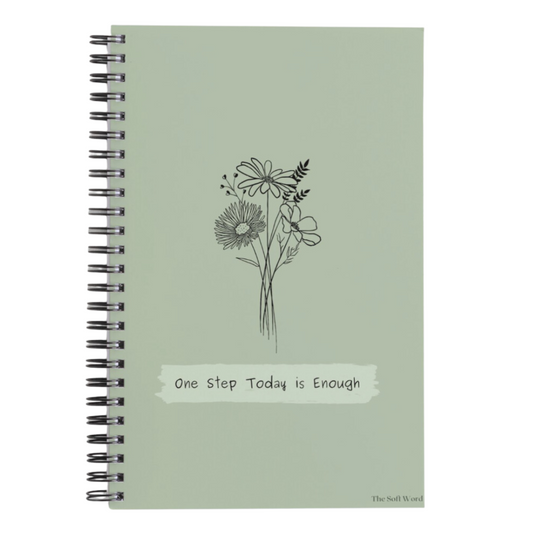 'One Step is Enough' A5 Notebook (Lined)