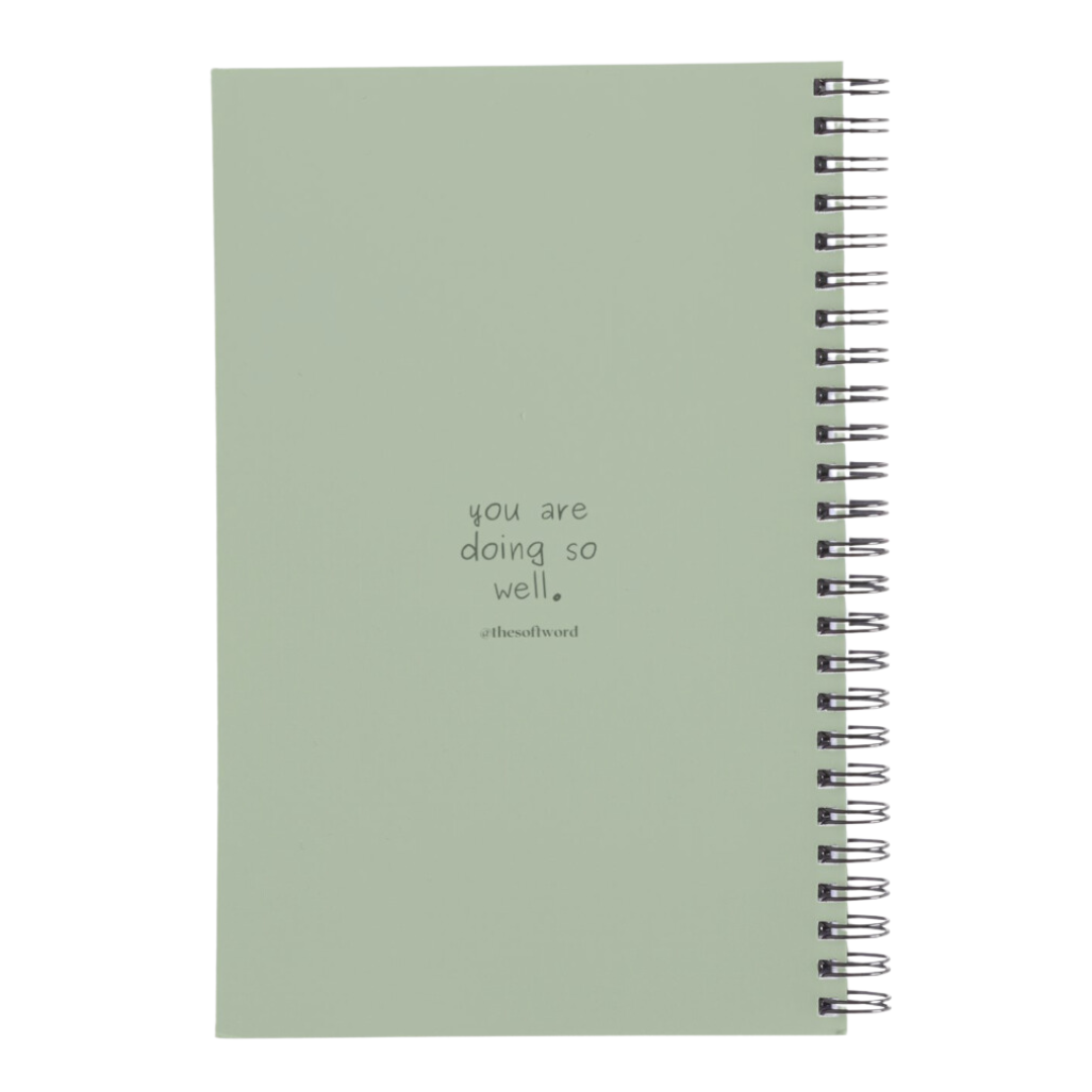 'One Step is Enough' A5 Notebook (Lined)