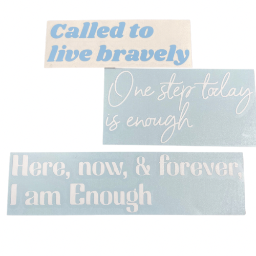 Affirmation Mirror Sticker Set - 3pcs